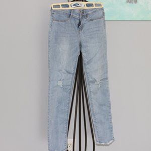Old Navy Girls Jeans Distressed Ballerina -Size 10